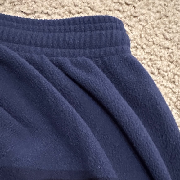 Under Armour Mens Elastic Waist Drawstring Fleece Sweatpants Navy Blue Size L - Picture 4 of 7